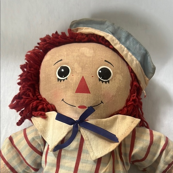 Vintage 1970’s Knickerbocker Raggedy Ann and Andy Dolls with I Love You Heart - Picture 11 of 15